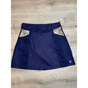 Sofibella Athletic Skort Womens Large Blue Tennis Pickle Ball Athleisure Skirt